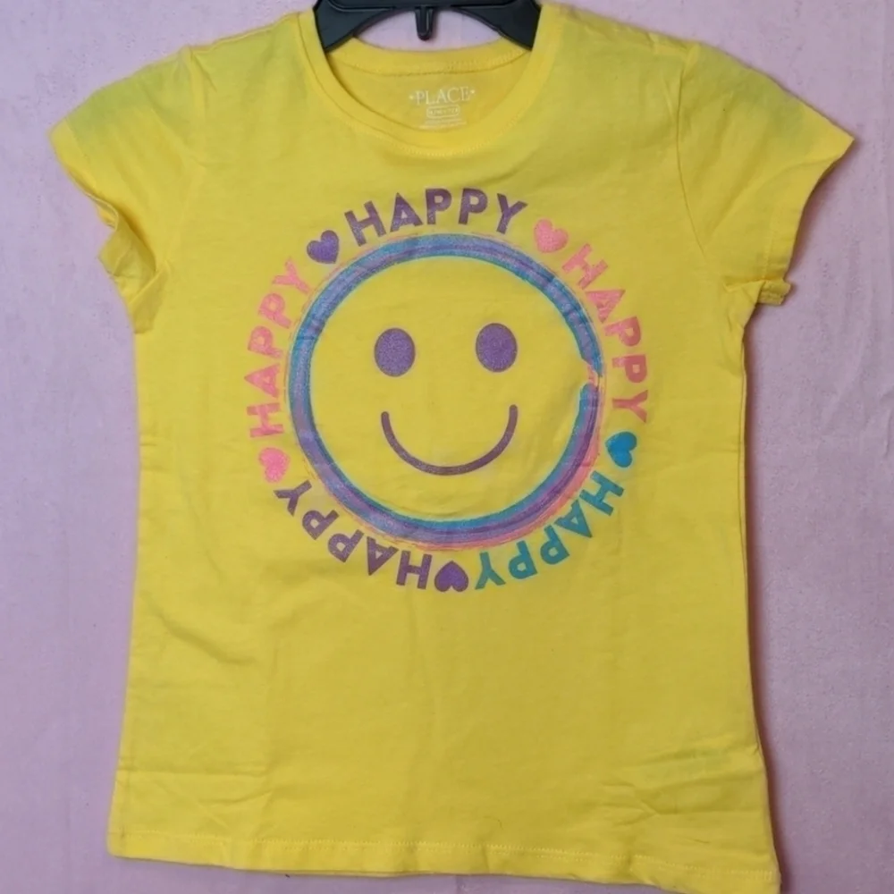 The Children's Place 4 Pack Short Sleeve Graphic Tees size Medium 7/8